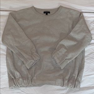 J. Crew Boiled Wool Crewneck Sweater